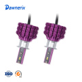 X9 Purple H3 CSP Car LED Headlight Kit Bulb Brightest LED Headlight 2021 New LED Bulb Headlight Hi/Lo Beam Fog Lamp 6000K